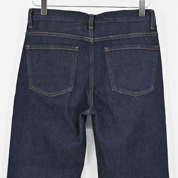THEORY Treeca Jeans Dark Wash Denim in Indigo Stretch Crop Length Womens Size 27 - Picture 6 of 9